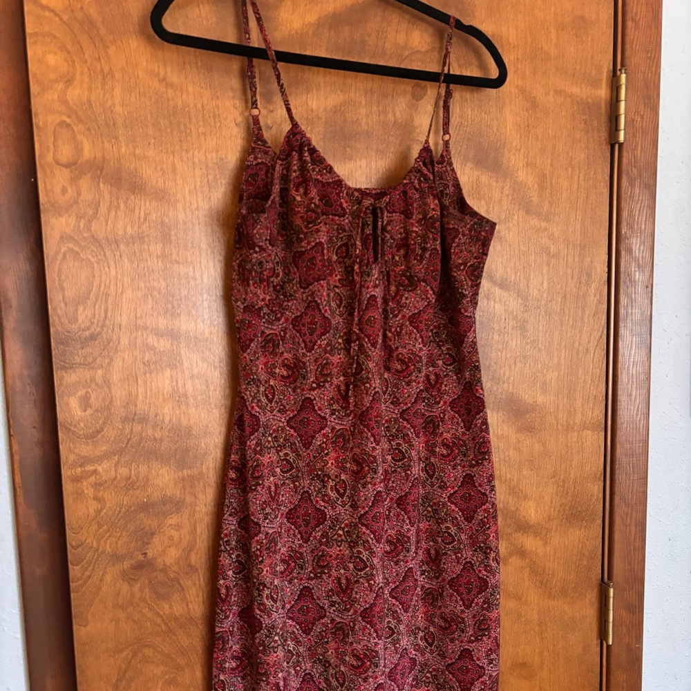 Vintage 90s DBY Ltd. Pink Paisley Women's Dress - Picture 4 of 12